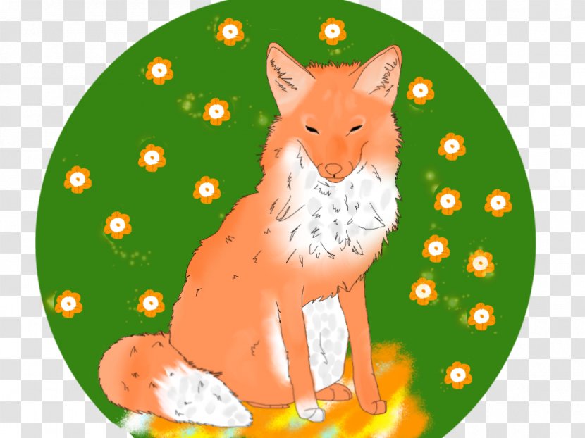 Red Fox Christmas Ornament Whiskers Cartoon - Sleeping Transparent PNG