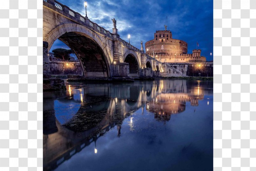 Castel Sant'Angelo Tiber Tourist Attraction Rule Of Thirds Photography - San Pietro Rooms - Rome Transparent PNG