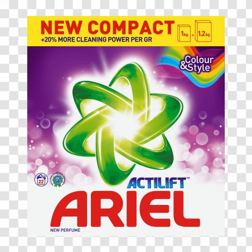 Ariel Laundry Detergent Soap Washing Transparent PNG