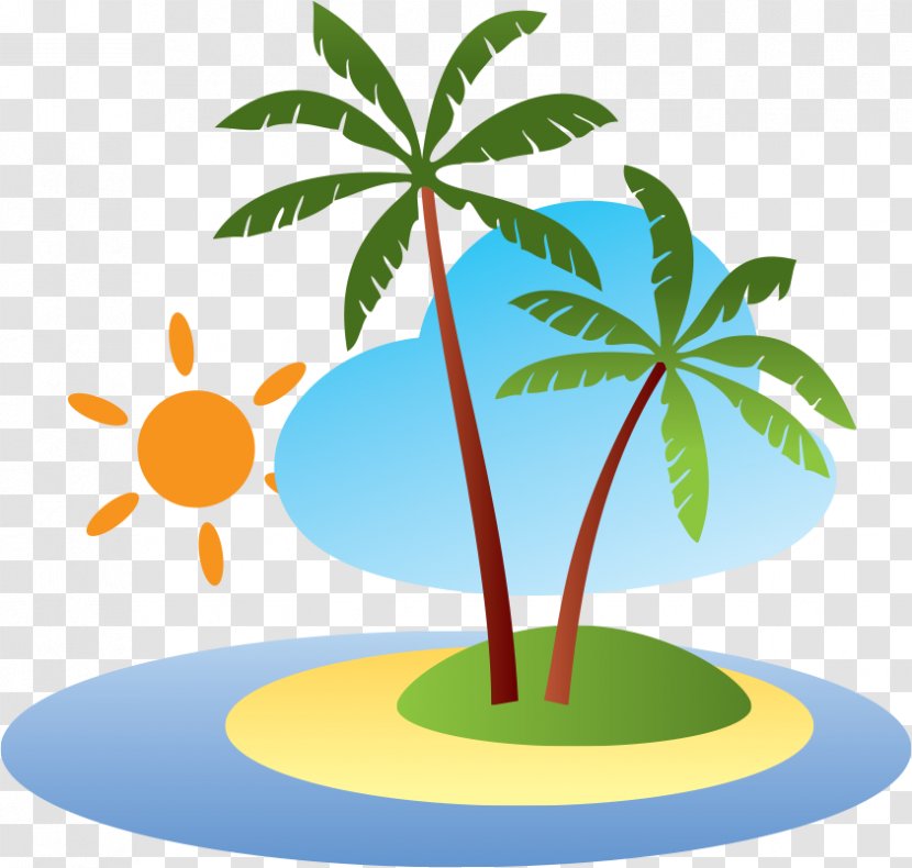 Wall Decal Palm Trees Design Mural - Hemp Family - Island Transparent PNG