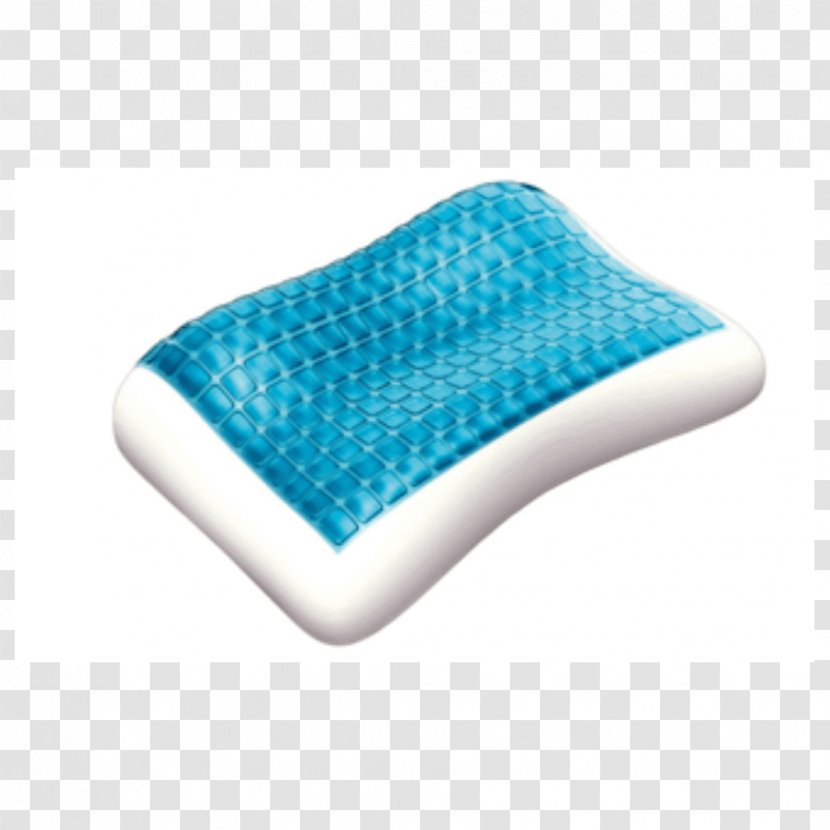 Pillow Bed Mattress Technogel Taie - Aqua Transparent PNG