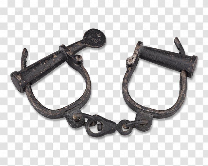 Handcuffs Legcuffs Prisoner Police - Hardware Transparent PNG