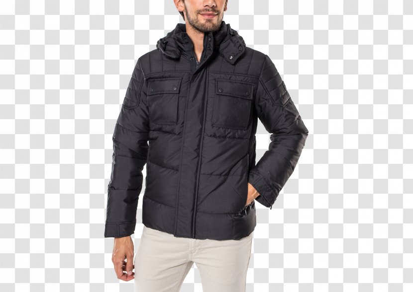 Jacket Parka Outerwear Pea Coat - Hood Transparent PNG