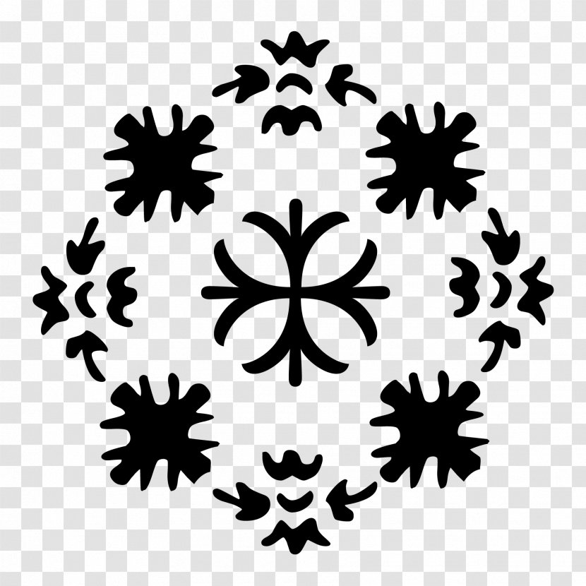 Daß Liebe Unser Leben Durchdringt ... Floral Design Pattern - Black And White - Symbol For Deception Transparent PNG