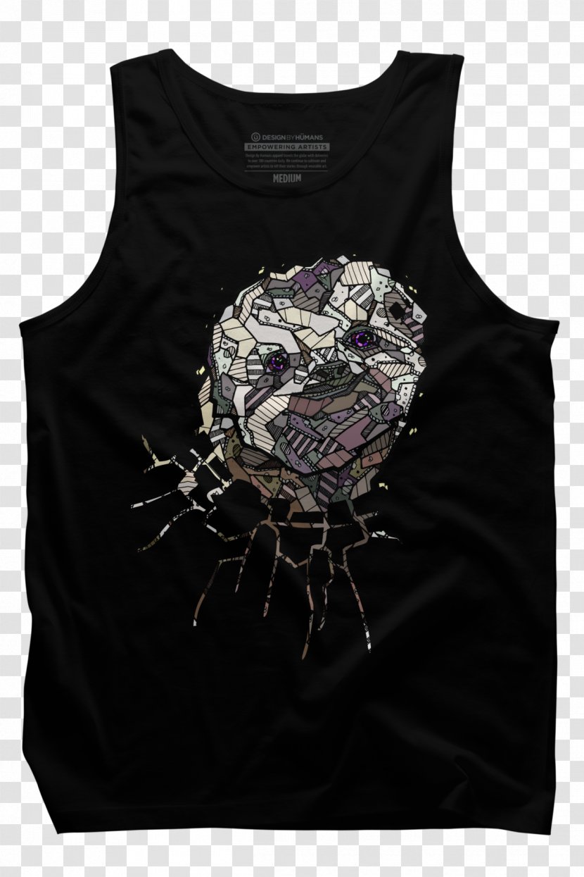 T-shirt Sleeveless Shirt Gilets Neck - Tshirt - Sloth Hanging Transparent PNG