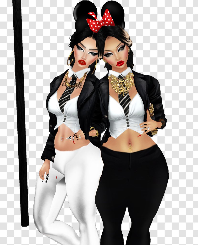 IMVU Avatar Best Friends Forever Hanging With - Opposite Transparent PNG