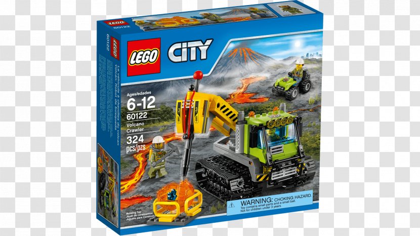 LEGO 60122 City Volcano Crawler Lego 60124 Exploration Base Toy Block - Explorers Transparent PNG