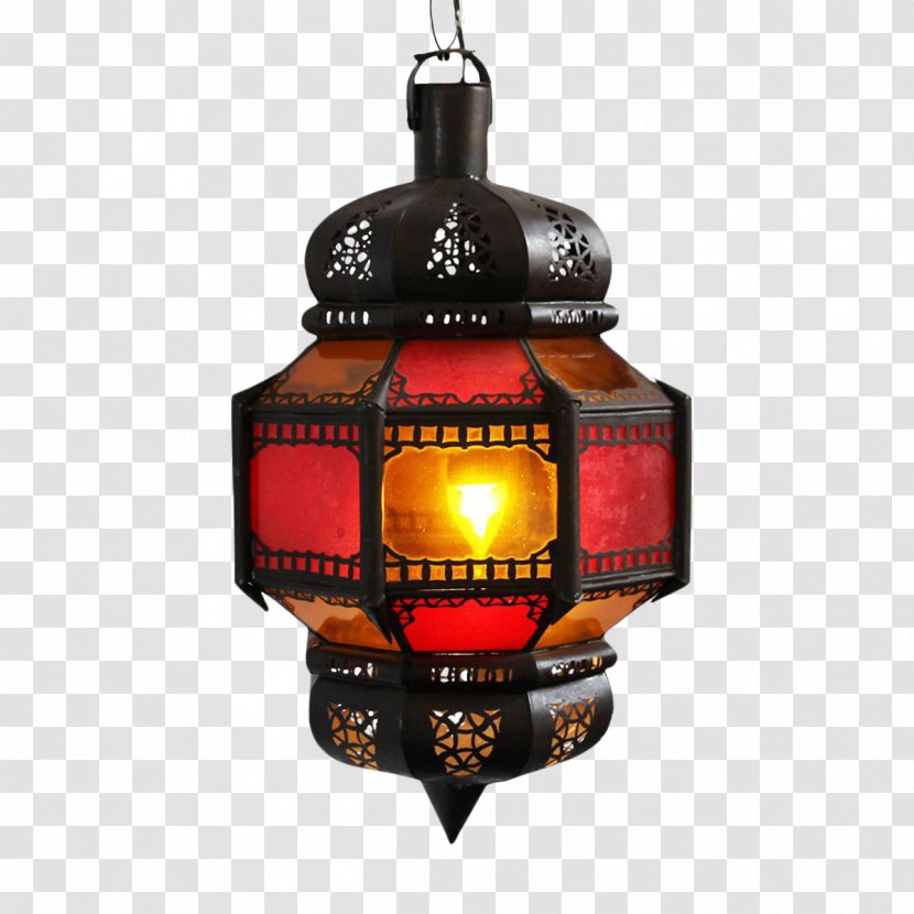 Lantern Lighting Glass Kerosene Lamp - Red Transparent PNG