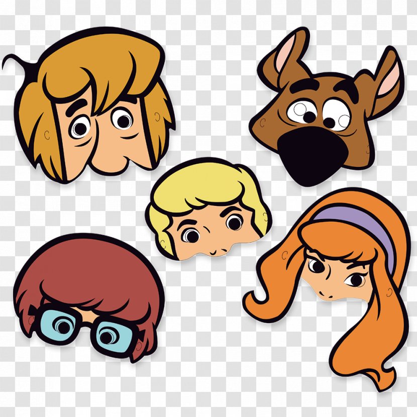 Paper Mask Scooby-Doo Party - Human Behavior Transparent PNG