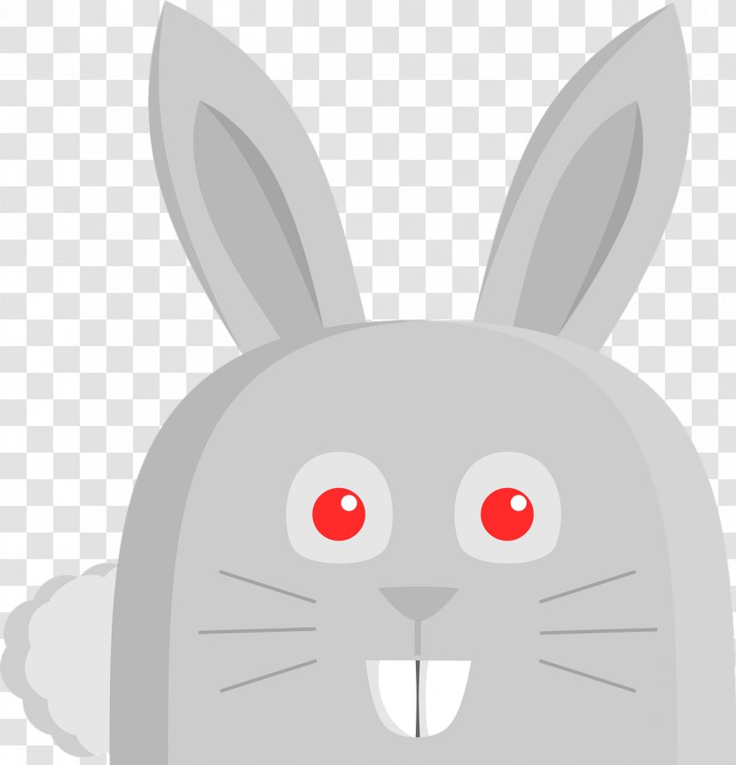 Domestic Rabbit Easter Bunny European Clip Art - Whiskers Transparent PNG