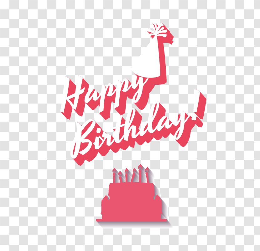 Birthday Cake Happy To You Illustration - Area - Vector Transparent PNG