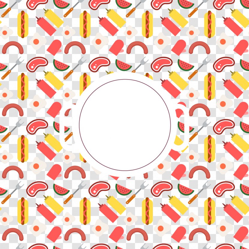 Barbecue Churrasco Euclidean Vector Food - Yellow - Gourmet Transparent PNG