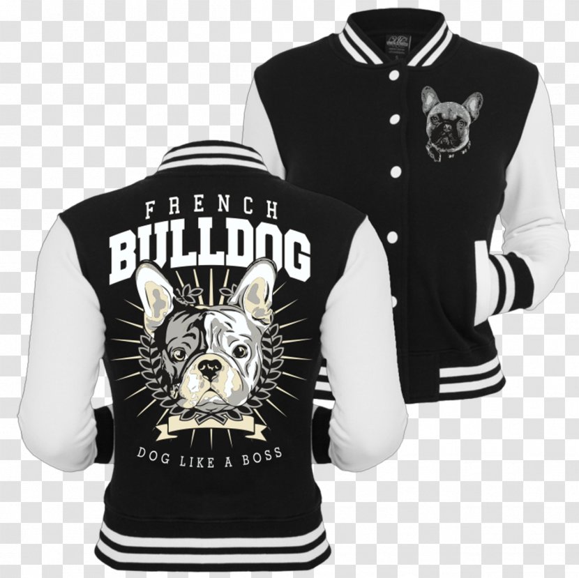 T-shirt French Bulldog White Jacket - Jersey Transparent PNG