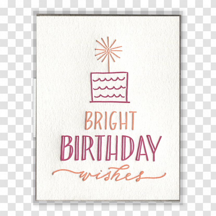 Paper Greeting & Note Cards Birthday Cake Letterpress Printing - Stationery Transparent PNG