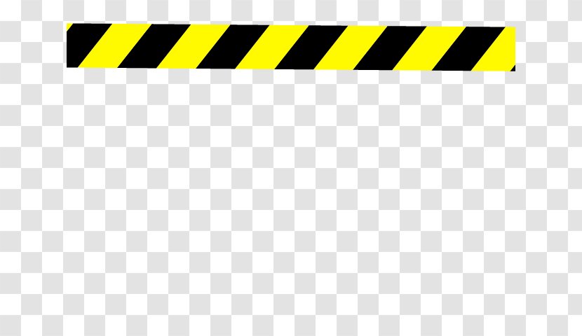 Barricade Tape Clip Art - Black - Caution Cliparts Transparent PNG