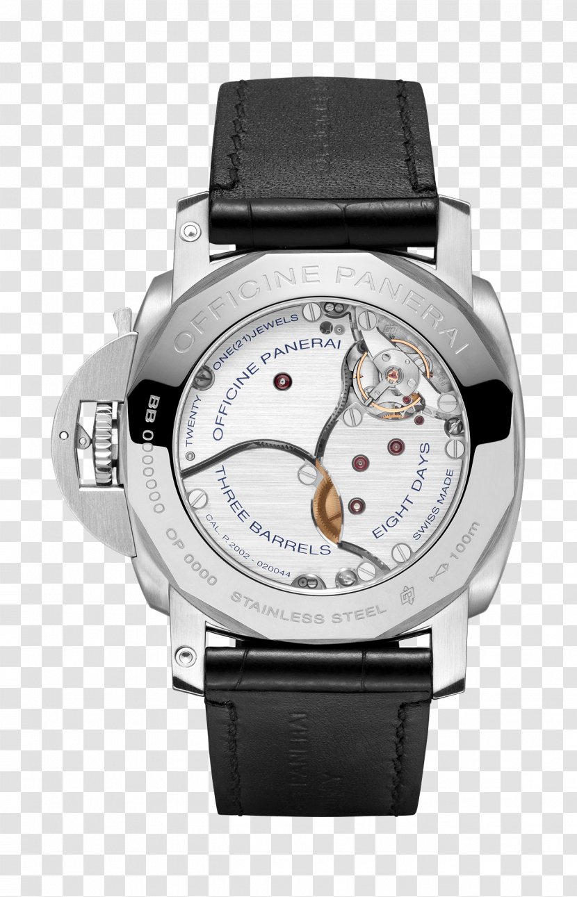 Panerai Luminor 1950 Chrono Monopulsante 8 Days Watch Clock Strap Transparent PNG