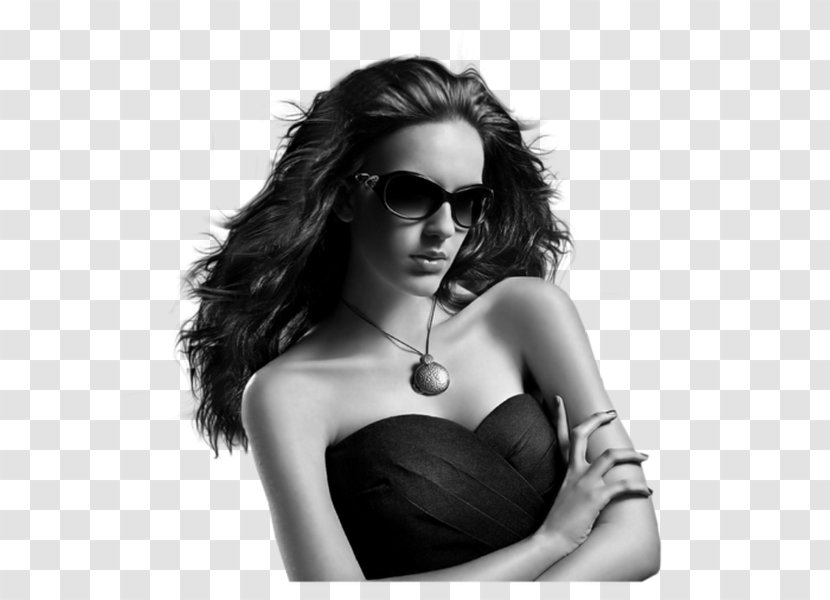 Black And White Sunglasses Painting Transparent PNG