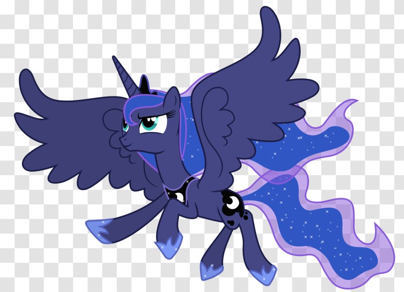 Princess Luna Pony Twilight Sparkle Rainbow Dash Celestia - Watercolor - Flying My Little Transparent PNG