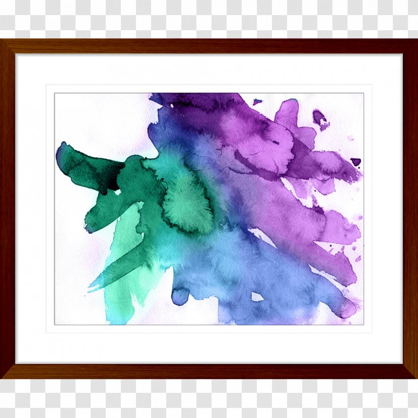 Watercolor Painting Watercolour Flowers Ink Wash Art - Leaf Transparent PNG