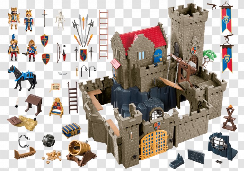 Knight Castle Playmobil Toy Playset - Black Transparent PNG