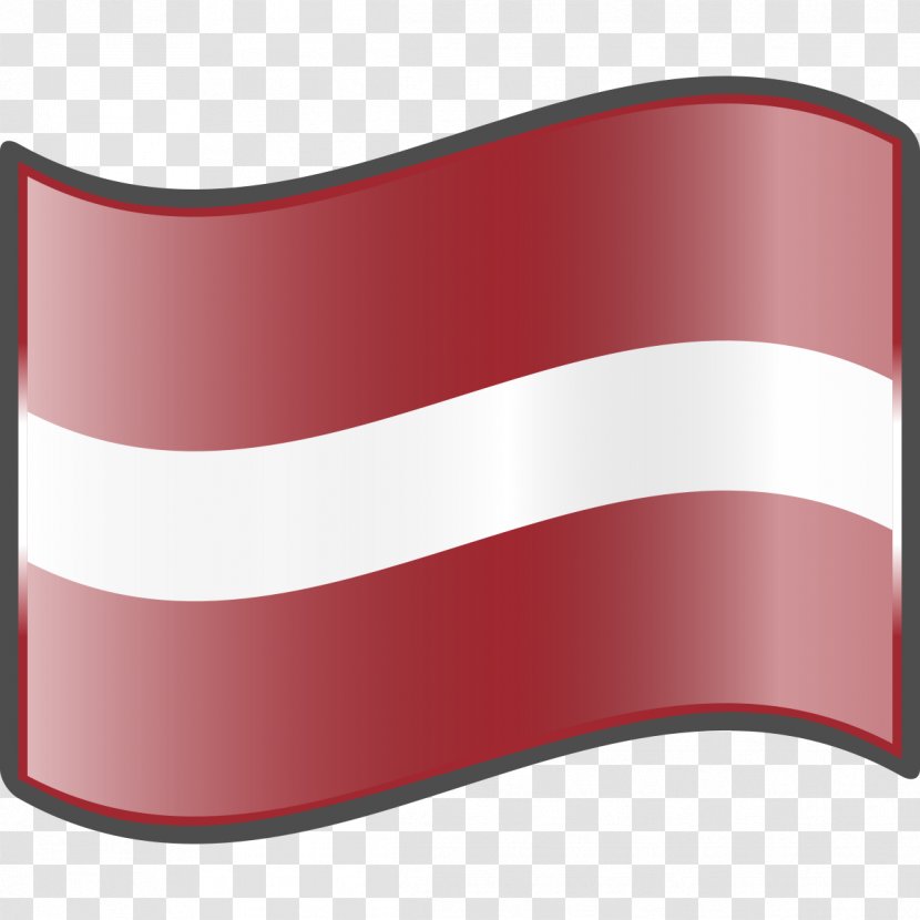 Flag Of Latvia Austria Latvian - Rectangle Transparent PNG