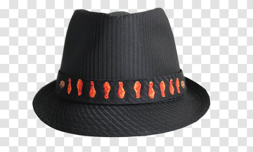 Buffalo Wing Fedora Chicken As Food Hat Transparent PNG
