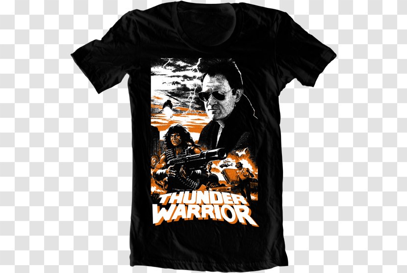T-shirt Hoodie 'Chop-Top' Sawyer Robe - Black - Thunder Warriors Transparent PNG