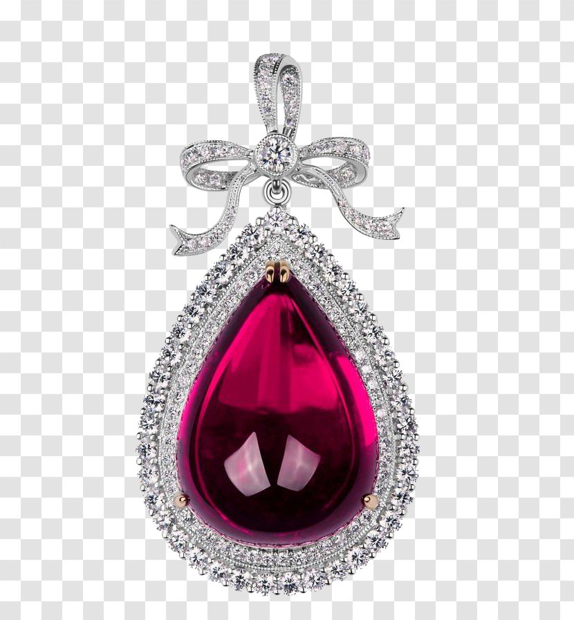 China Jewellery Gemstone Tourmaline Red - Locket - Diamond Gemstones Transparent PNG
