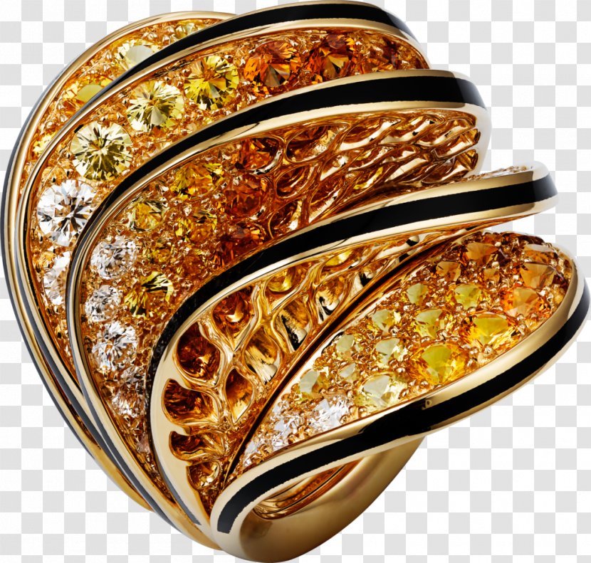 Ring Gemstone Jewellery Jewelry Design Diamond - Gold Transparent PNG