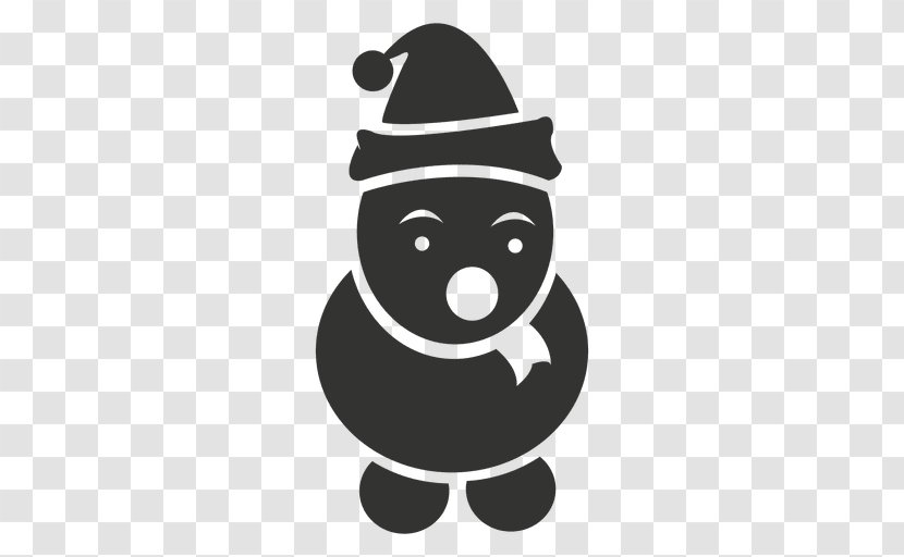 Snowman Drawing Scarf Transparent PNG