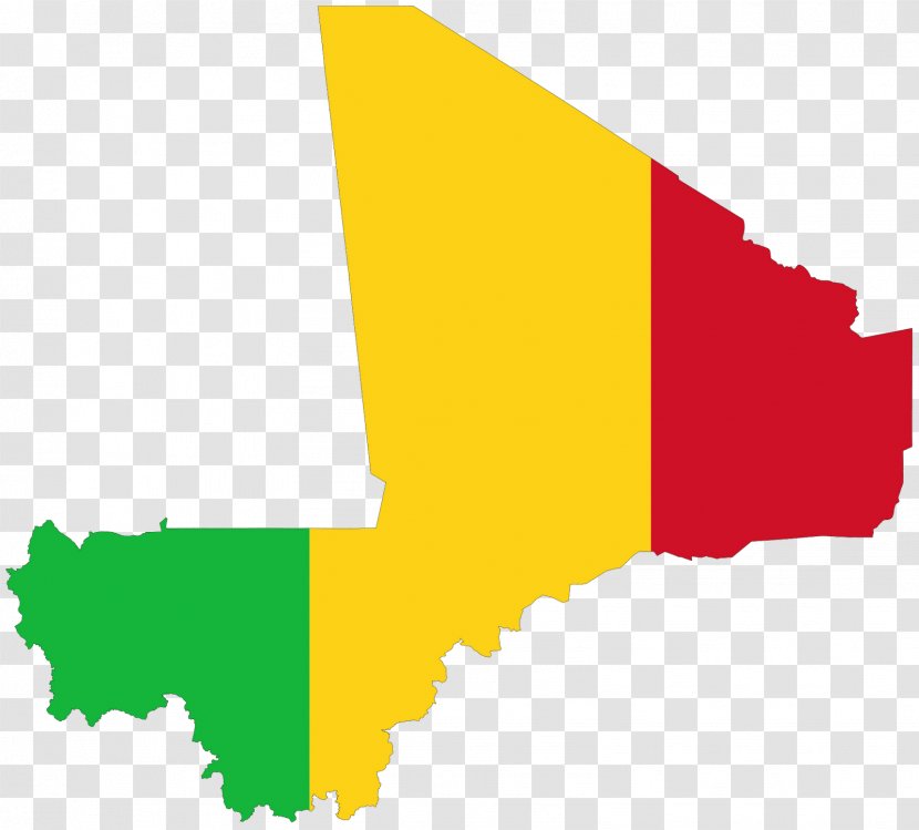 Flag Of Mali Blank Map - Country Transparent PNG