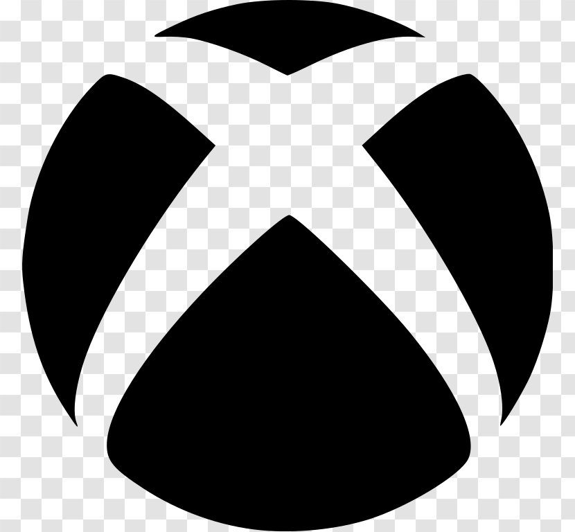 Xbox 360 Logo One Video Game Consoles - Monochrome Transparent PNG