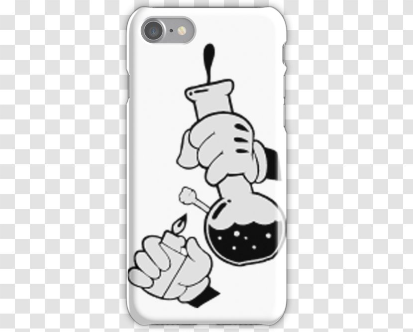 Thumb Mobile Phones Cartoon Mammal - Flower - Bong Art Transparent PNG