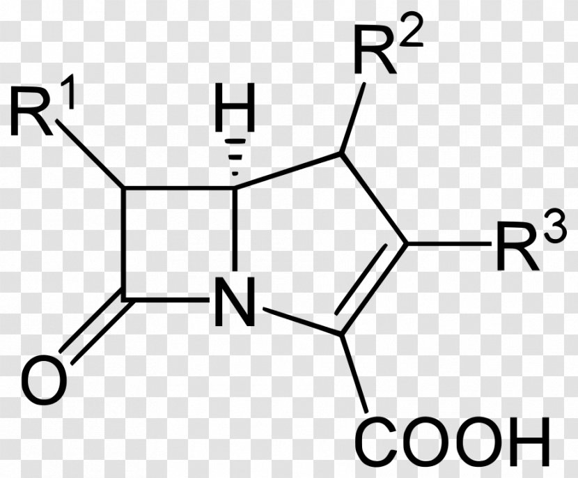 Penicillin Carbapenem Pharmaceutical Drug Antibiotics Structure - Silhouette - Tree Transparent PNG