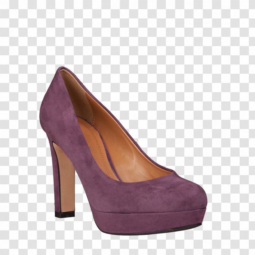 Suede Shoe Pump - Purple - Dama Transparent PNG