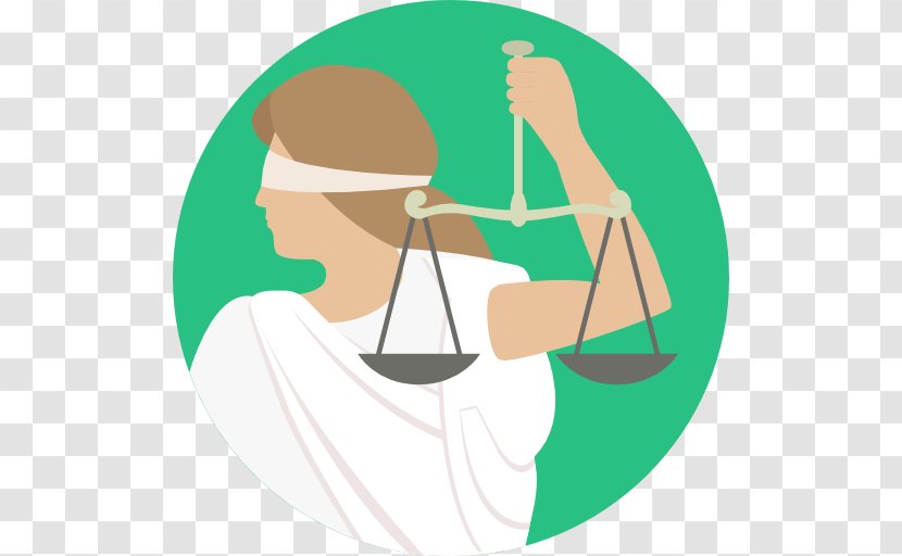 Lady Justice - Judge - Vector Transparent PNG