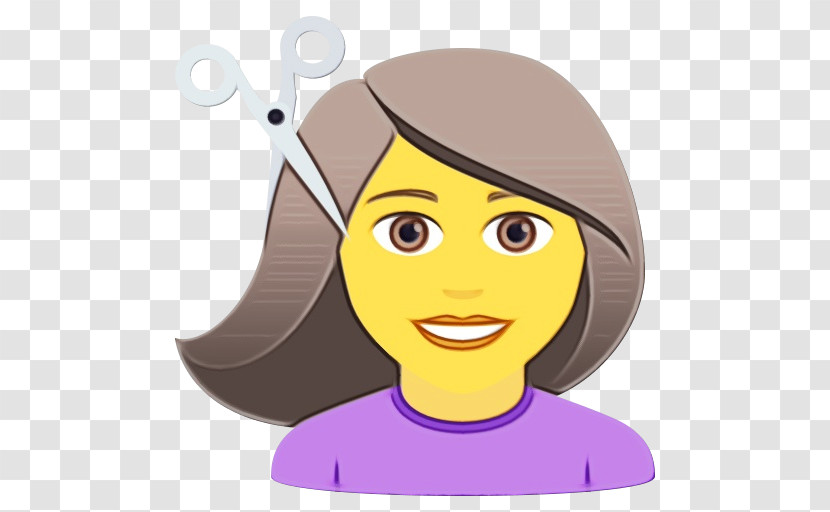 Cartoon Hat Character Head Yellow Transparent PNG