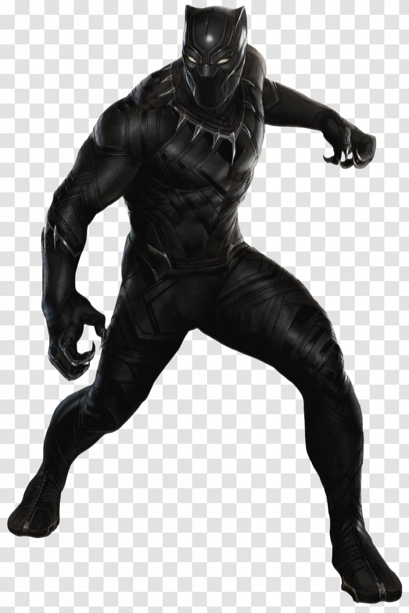 Black Panther Captain America Costume Jacket Suit - Marvel Cinematic Universe Transparent PNG