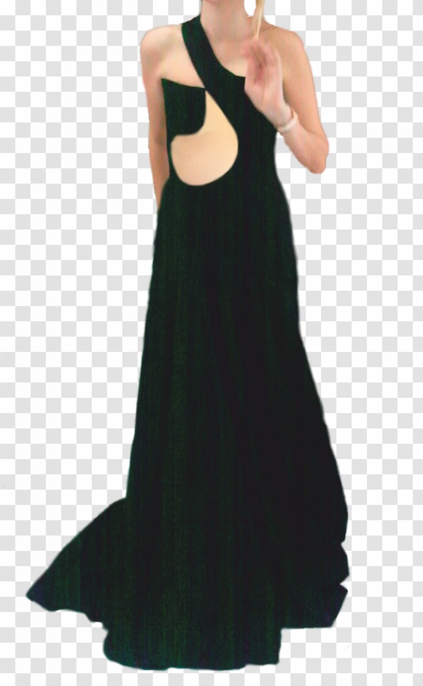 Little Black Dress Shoulder Gown Formal Wear Transparent PNG