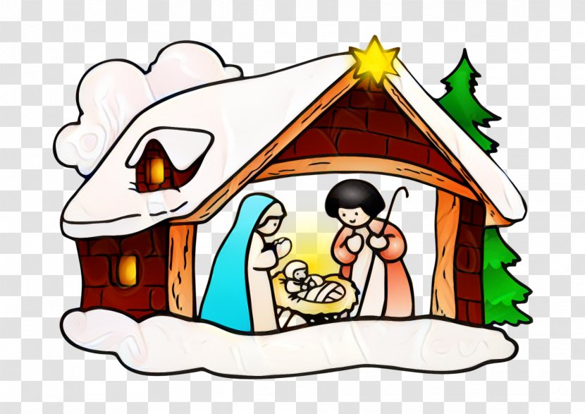 Clip Art Christmas Day Openclipart Santa Claus Nativity Of Jesus - Christ Child - Eve Transparent PNG