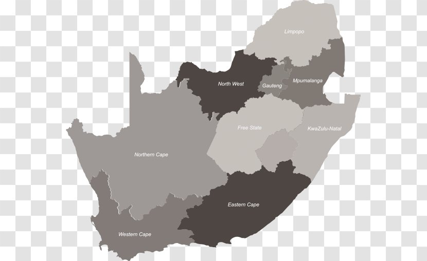 South Africa Vector Map Transparent PNG
