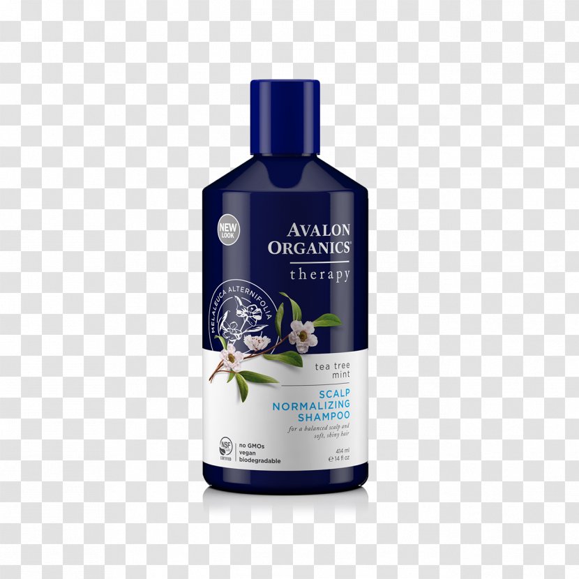 Avalon Organics Medicated Anti-Dandruff Shampoo Biotin B-Complex Thickening Hair Care - Nourishing Lavender Transparent PNG