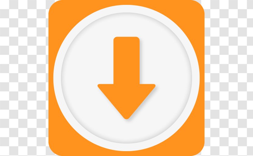 Symbol Yellow Orange Clip Art - Down Transparent PNG