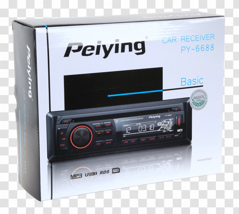 Radio Receiver Vehicle Audio FM Broadcasting AV - Electronic Device Transparent PNG