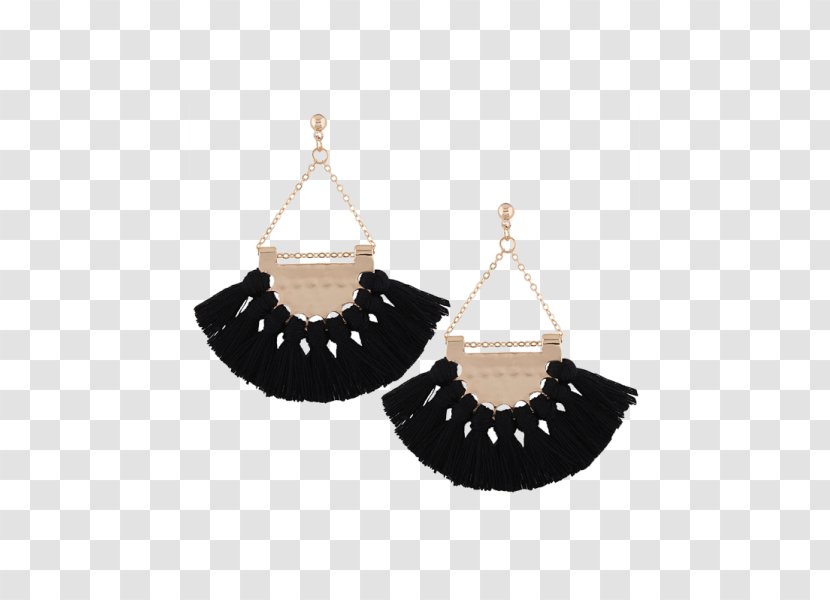 Earring Tassel Fringe Boho-chic Jewellery - Charms Pendants - Crystal Feather Earrings Transparent PNG