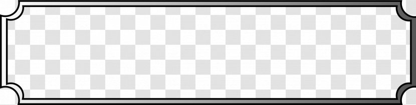 Black And White Monochrome Rectangle Transparent PNG