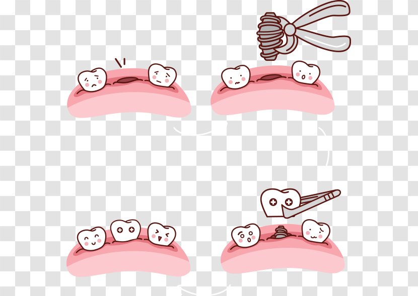 Drawing Tooth Dental Implant - Dentures - Arch Transparent PNG