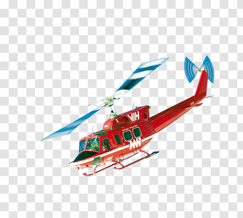Helicopter Rotor Light Aircraft Monoplane - Model Transparent PNG