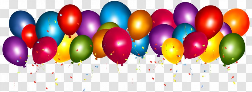 Balloon Birthday Confetti Clip Art - Stock Photography - Baloons Transparent PNG