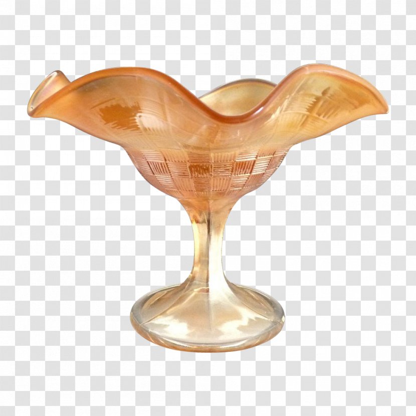 Vase Carnival Glass Basketweave Northwood Company Transparent PNG